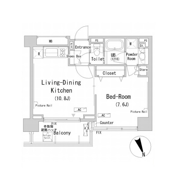 1LDK