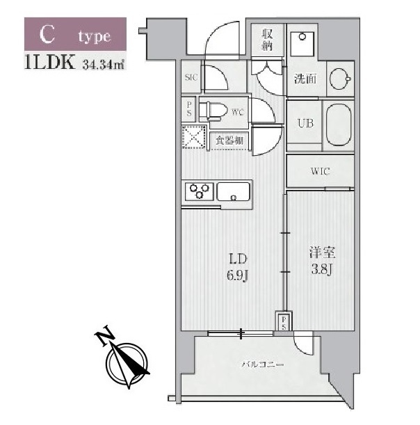 1LDK