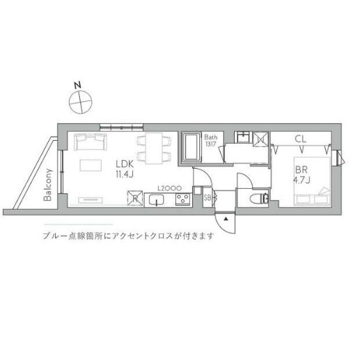 1LDK