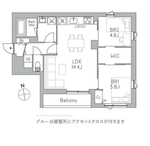 2LDK